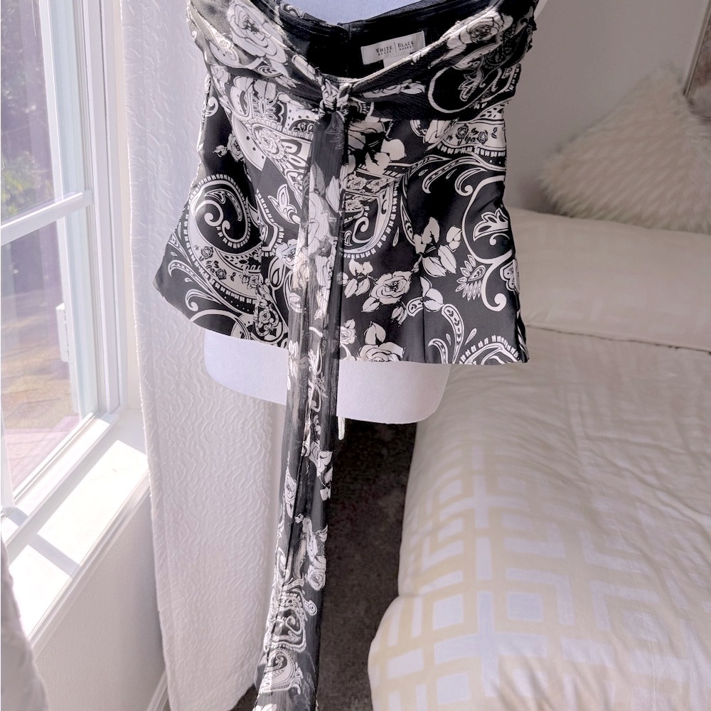 WHBM Silk Bustier